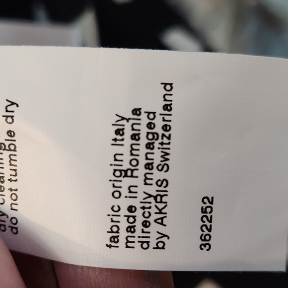 Akris Punto luxury square dots reversible coat/dress size 6 black white - Picture 6 of 15